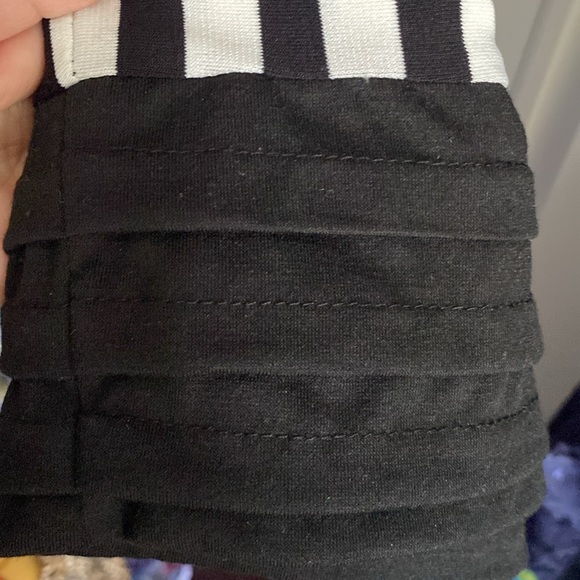 Black-and-white summer culottes-1X - Picture 5 of 8